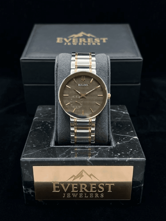 Bulova Classic Two-Tone Textured Dial Watch