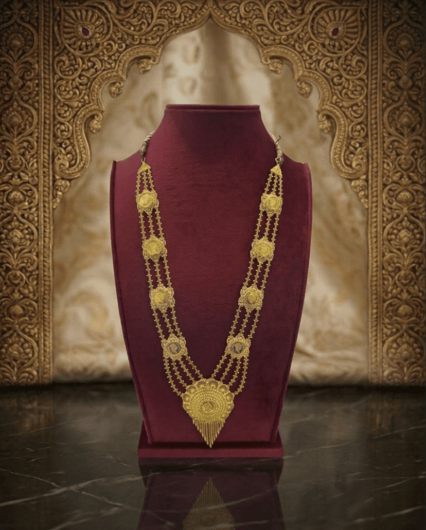 24K Gold Necklace Design D - View 1